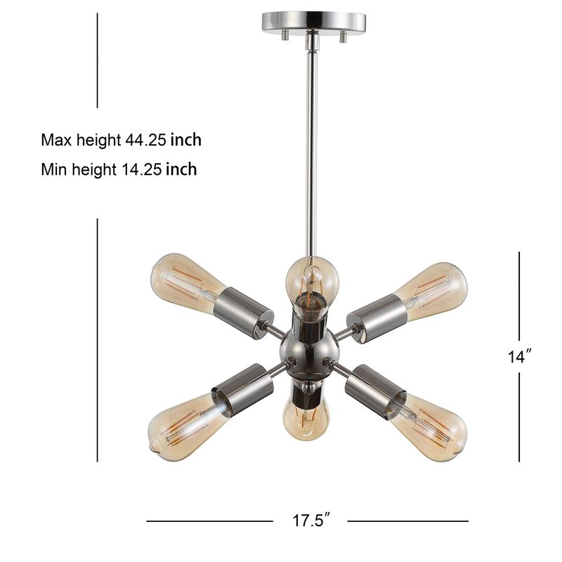Jobs Sputnik Metal LED Chandelier
