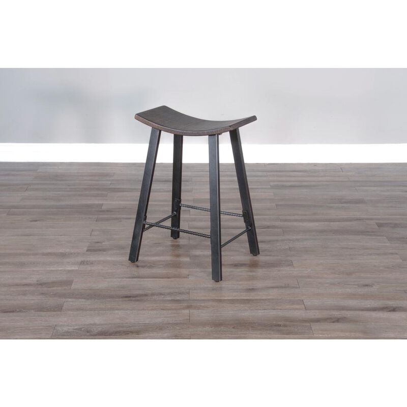 Sunny Designs Counter Metal Saddle Stool