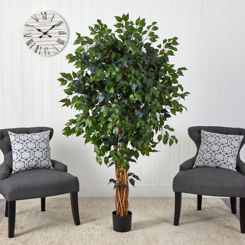 Hivvago 5.5 Feet Palace Ficus Artificial Tree