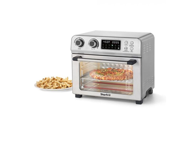 Starfrit - Convection Oven with Hot Air Fryer, 10 Cooking Modes, 1700 Watts, Stainless Steel