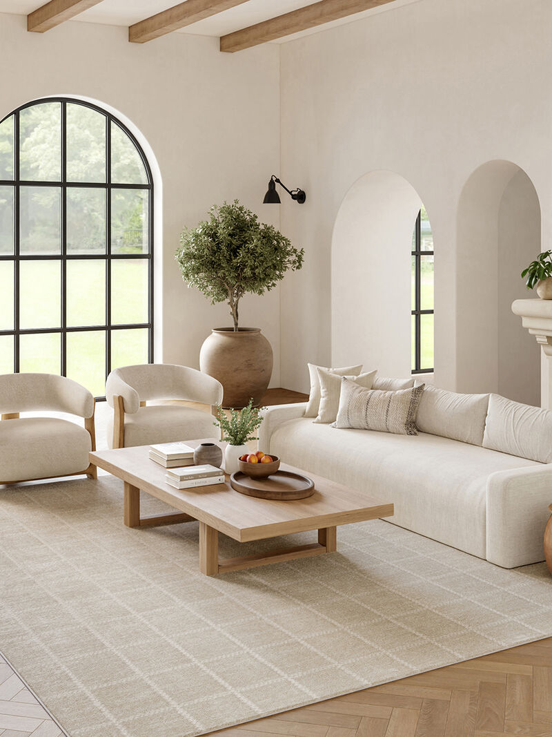 Serenity Home SRH05 Ivory/Cream 10' x 14' Rug