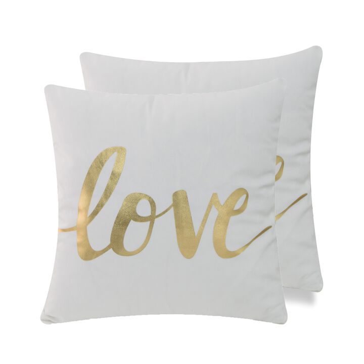 Christmas Icons throw pillow - set of 2