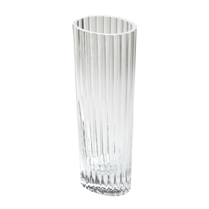 Champagne Glasses NASTRI GLASS Transparent Set of 6, H 6.5"
