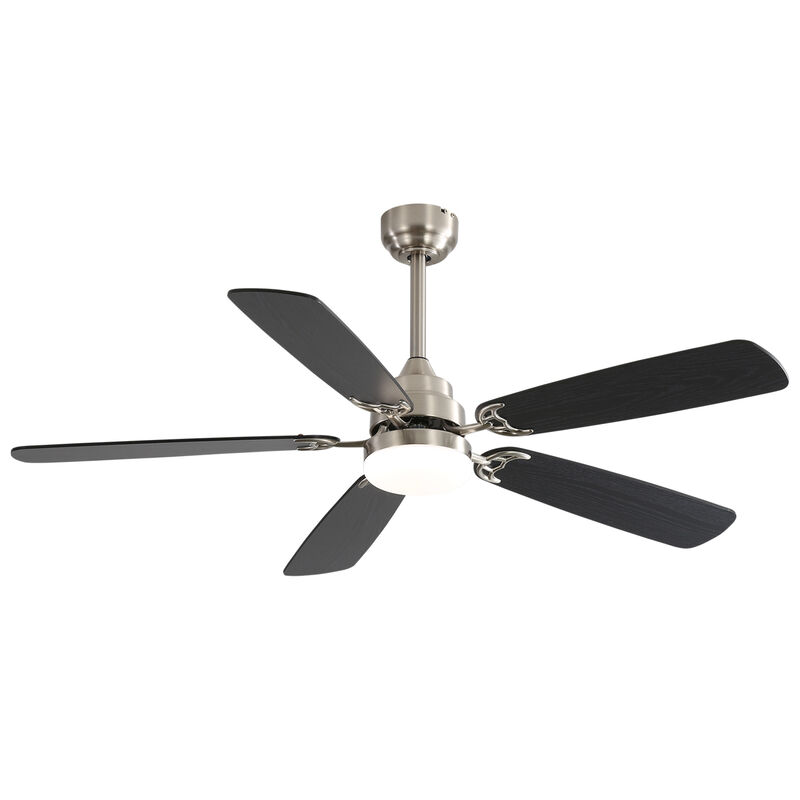 ELEMENT ACE Modern 52 Inch LED Ceiling Fan with Reversible DC Motor, Remote Control, Timer Function, and Adjustable Light image number 0