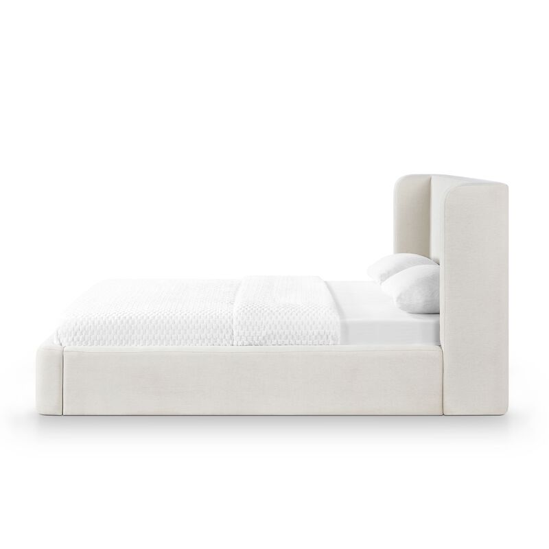 Harmony Tan Performance Chenille Queen Bed image number 2