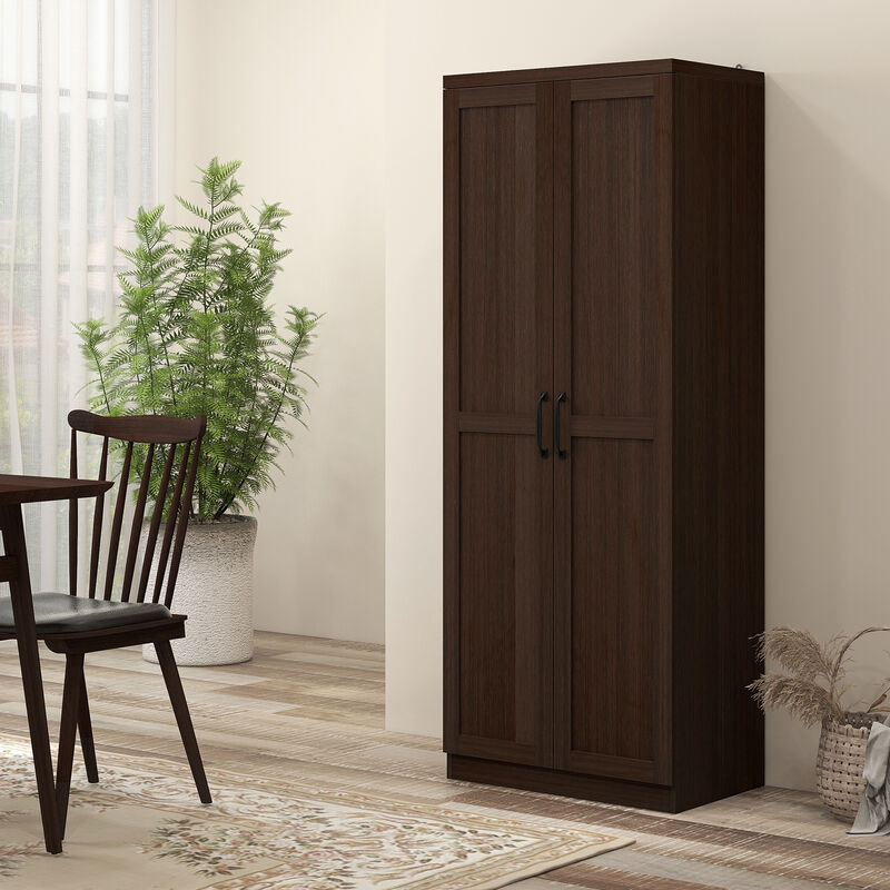 Hivvago Pantry Cabinet with 5-Tier and Adjustable Shelving image number 7