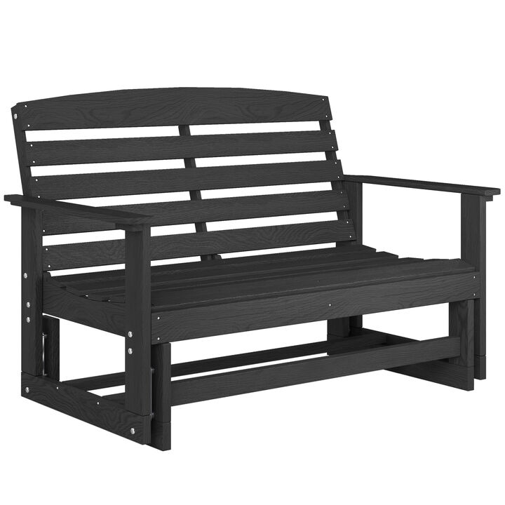 Hivvago Double Seat Patio Glider Chair