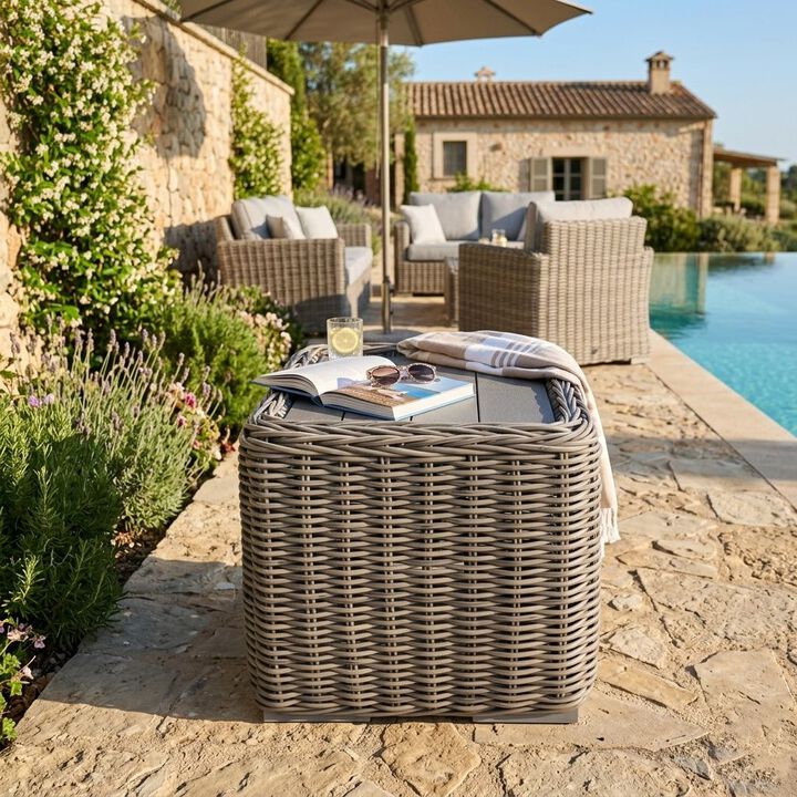 Teva Outdoor End Table Wicker