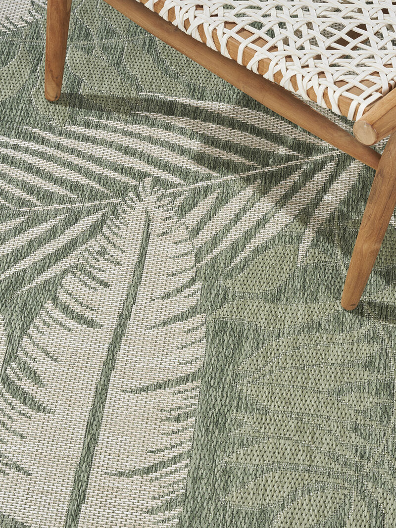 Garden Oasis GOA02 Green/Ivory 9' x 12' Rug