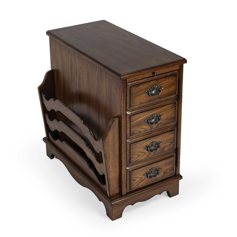 Butler Specialty Gregory Side Table, Medium Brown