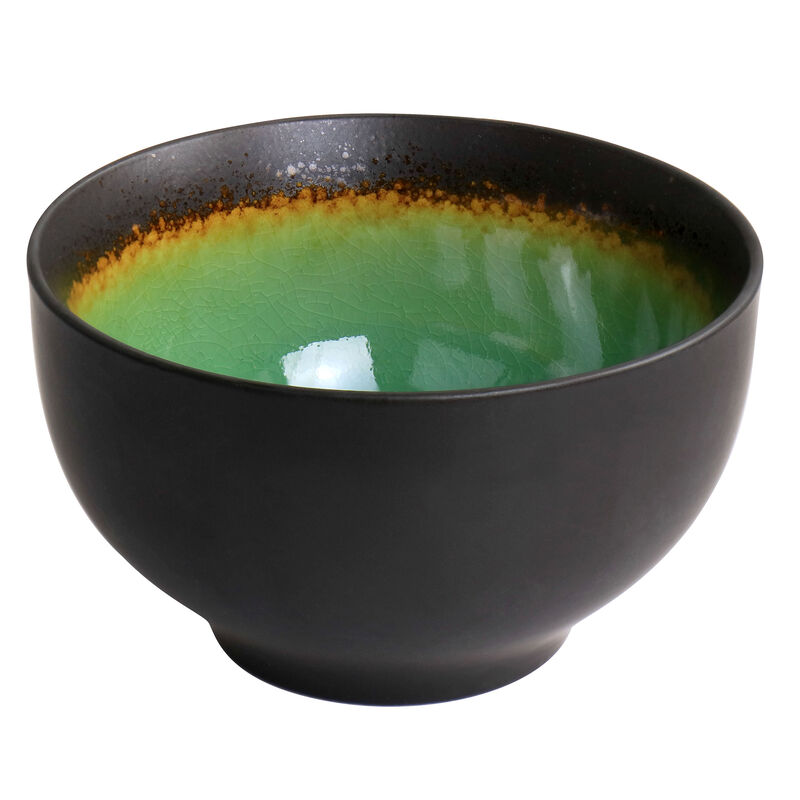 Gibson Elite Ocean Paradise 16 Piece Square Stoneware Dinnerware Set in Jade