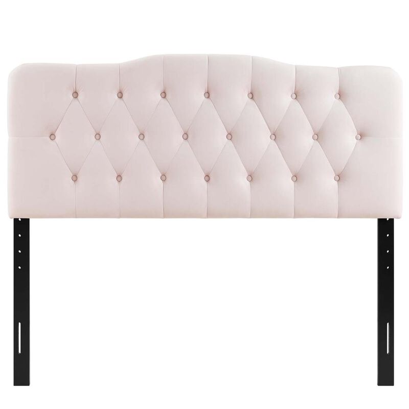 Annabel King Diamond Tufted Performance Velvet Headboard image number 2
