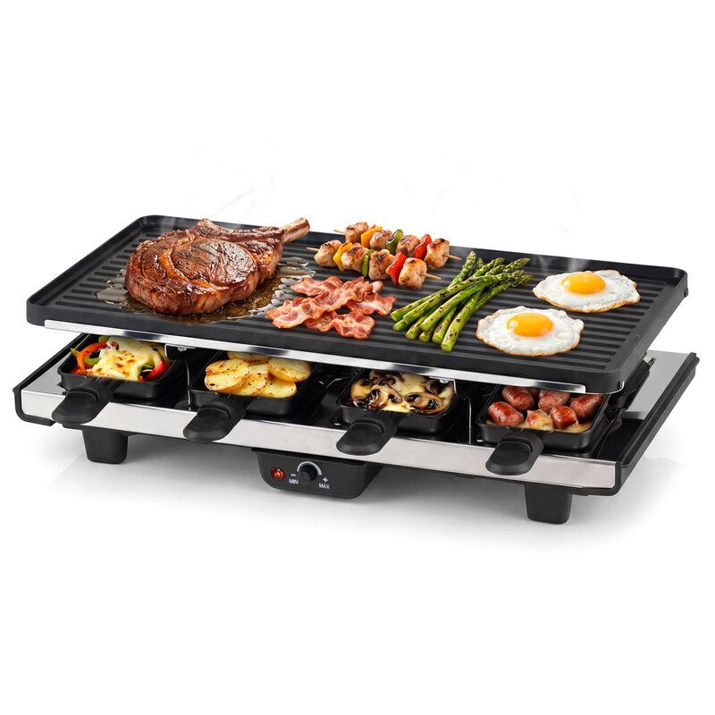 Electric Table Grill and Griddle with Reversible Nonstick Plate for 8 People image number 3