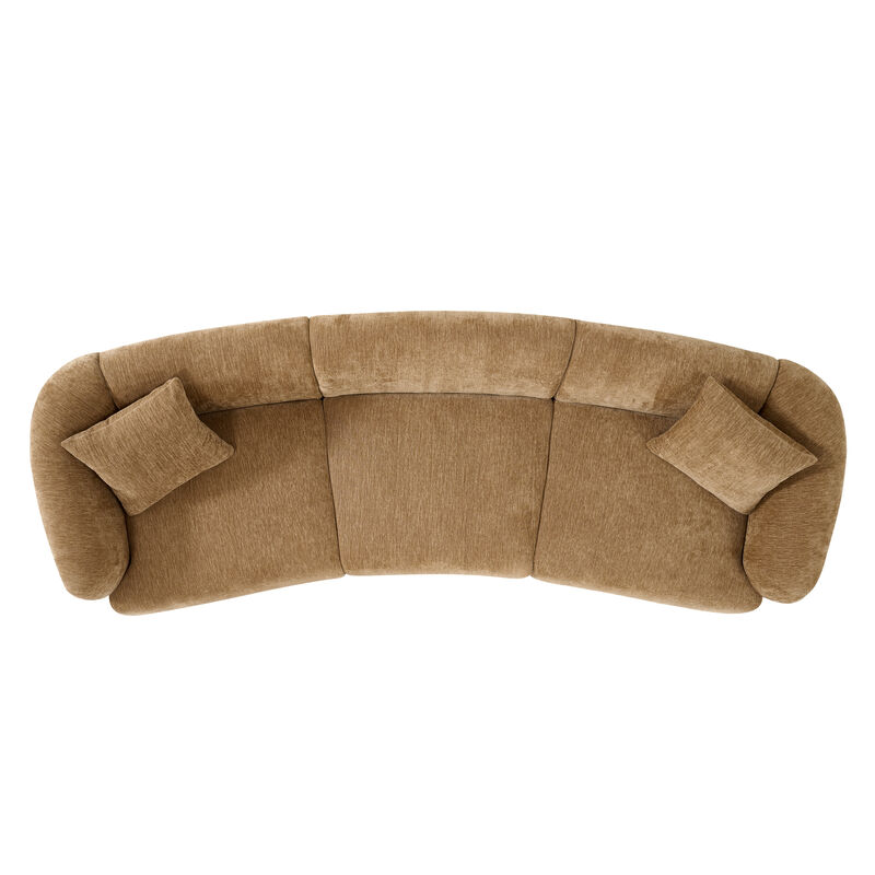 Jopras Curved 3-Seater Sofa image number 2