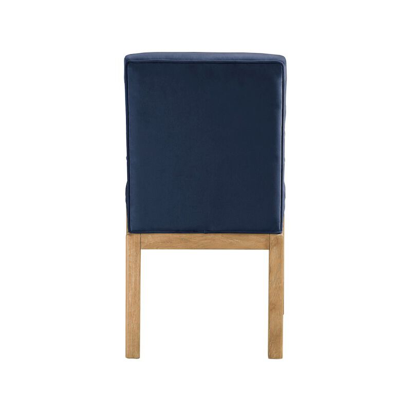 Meridian Furniture Evelyn Saddle Velvet Dining Chair