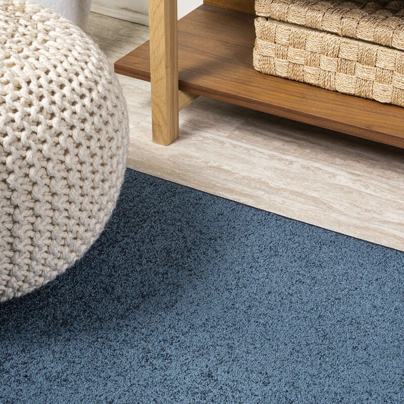 Haze Solid Low Pile Square Area Rug