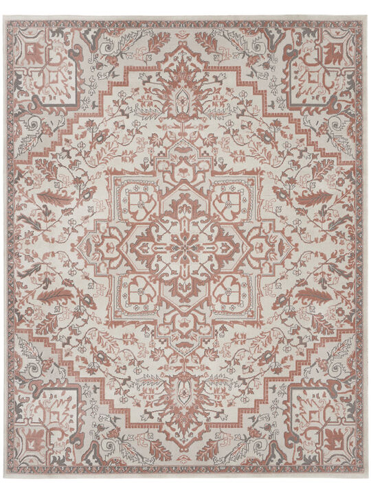 Elation ETN10 Ivory/Brick 9' x 12' Rug