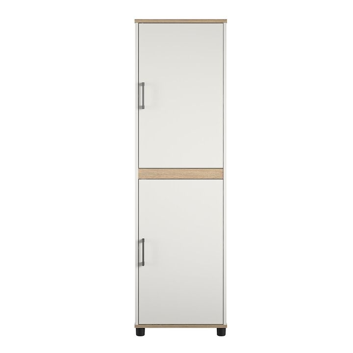 Systembuild Evolution Evolution Whitmore 2 Door Kitchen Pantry Cabinet, White