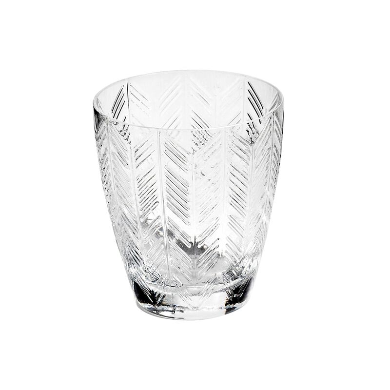 Wine Glasses ZIG ZAG GLASS Transparent Set of 6, diam. 3.23", H 3.74" image number 0
