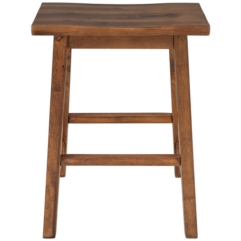Farmhouse 2-piece Counter Height Kitchen Dining Stools