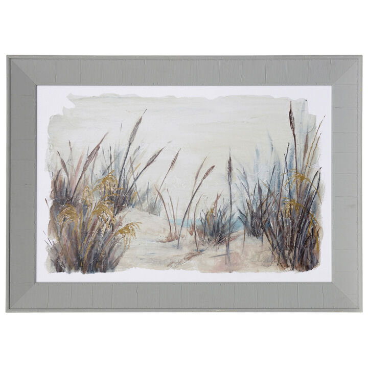 Tall Beach Grass Framed Print