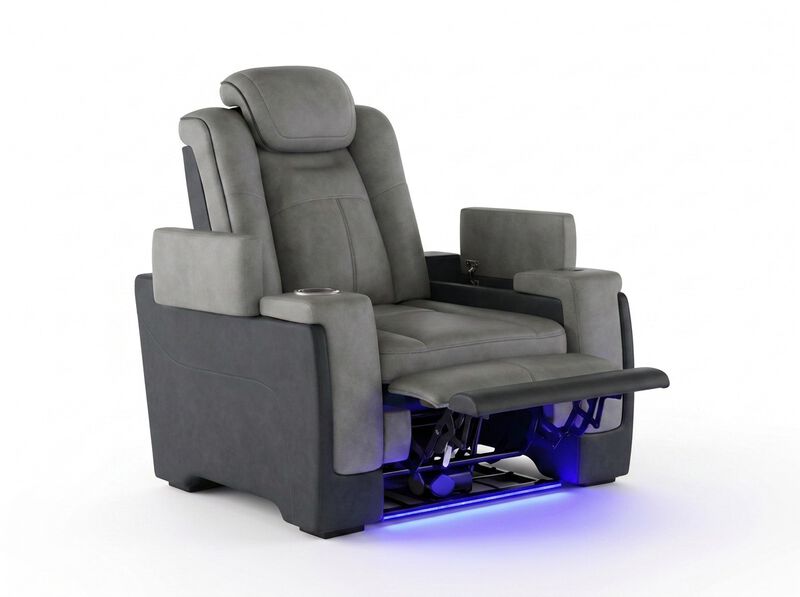 Lantana Power Recliner in Grey image number 2