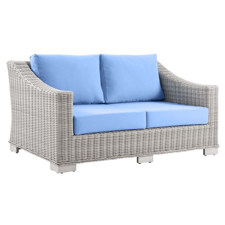 Modway - Conway Outdoor Patio Wicker Rattan Loveseat