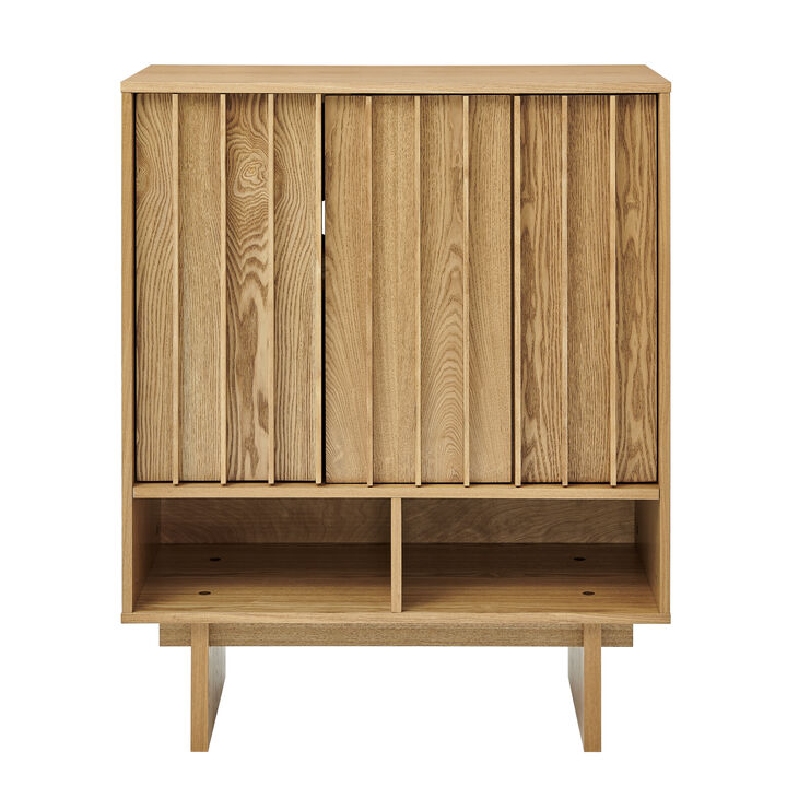 Harjas 3 Doors Mid Century Modern Buffet