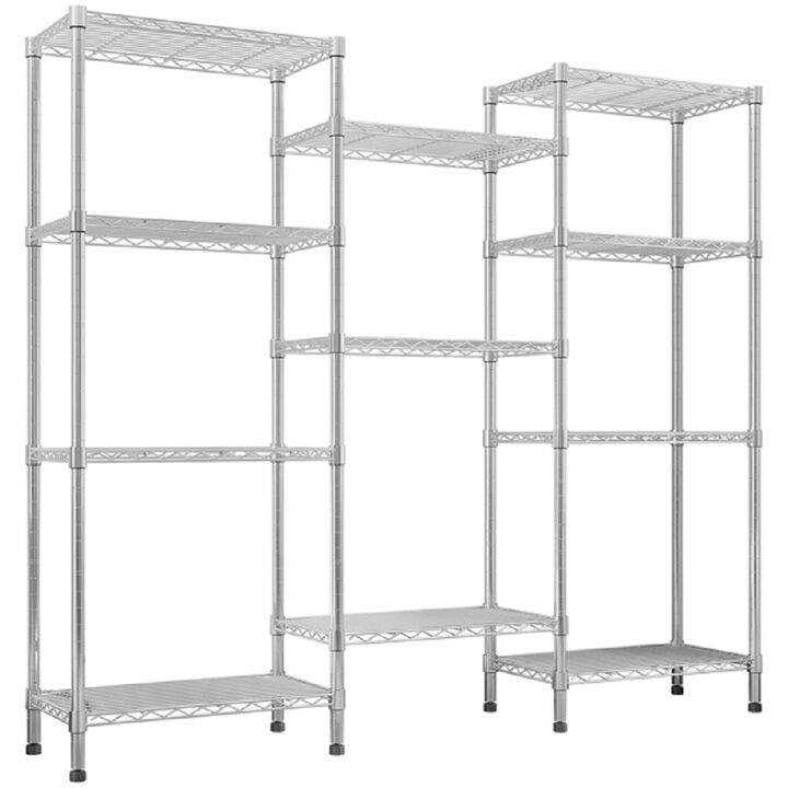 Adjustable Wire Shelves for Storage, Heavy Duty Garage, Pantry & Kitchen Shelving