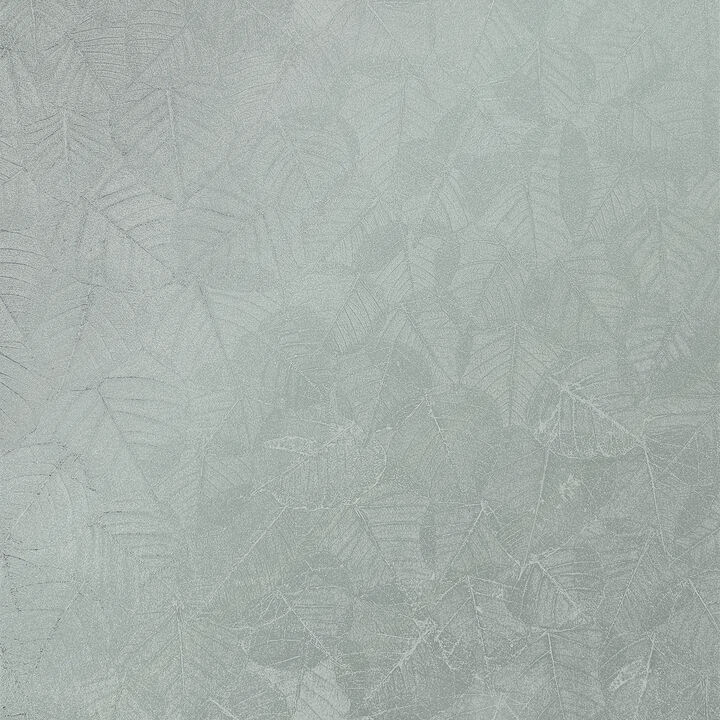 Luminous Leaf Collage on Foil with Ultra Fine Emboss Wallpaper