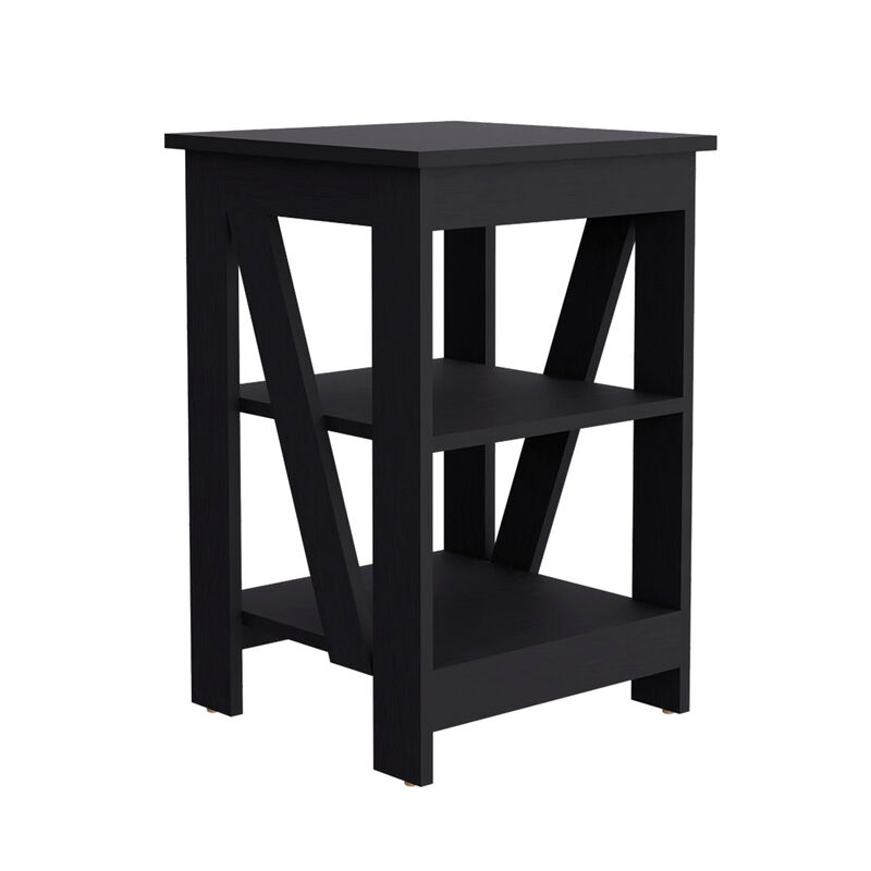 Side Table Rossville, Living Room, Black