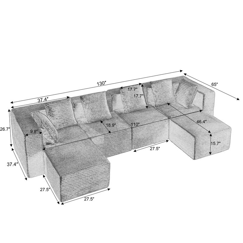Vagpam  Boneless Couches image number 9