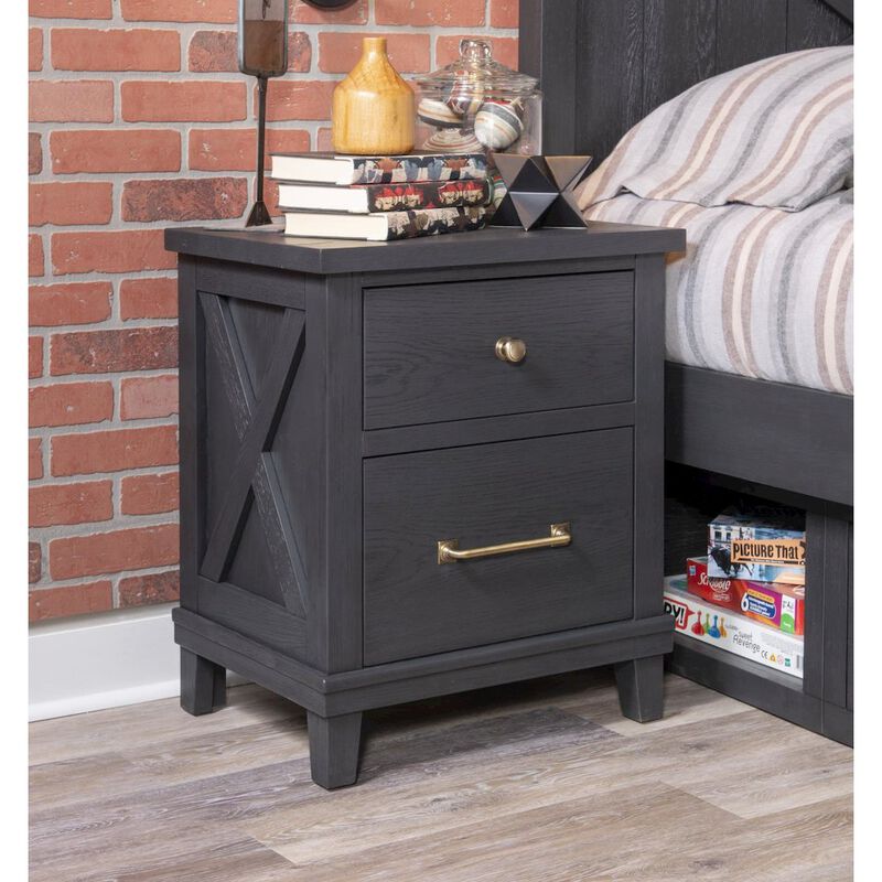Legacy Classic Flatiron Night Stand (2 Drawers, USB Kit)