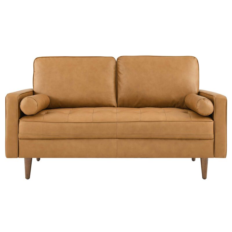 Valour Leather Loveseat image number 0