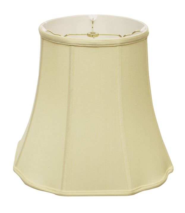 Hivvago 18" Antique White Premium Octagon Monay Shantung Lampshade
