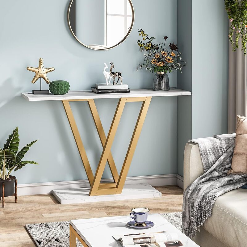 Tribesigns Modern Wood Console Table image number 2