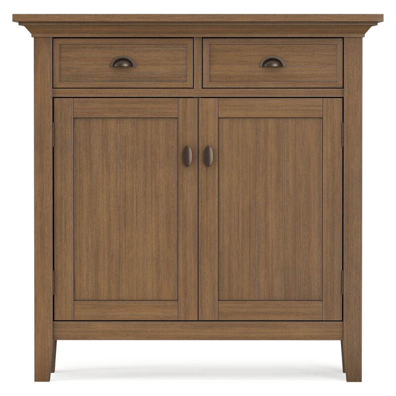 Redmond SOLID WOOD 36 inch Wide Transitional  Entryway Storage Cabinet in Rustic Natural Aged Brown image number 3