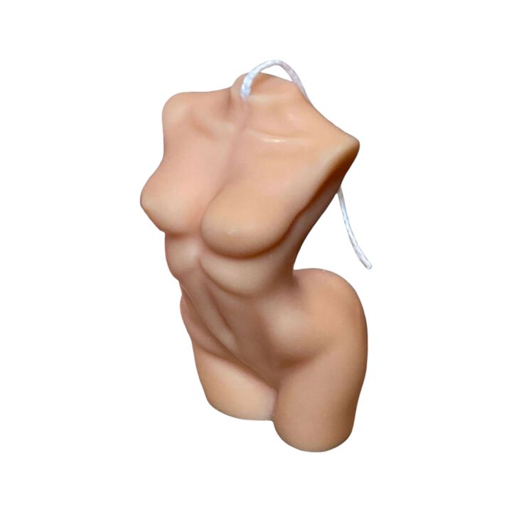 HomeRoots 4" Unscented Dimensional Female Form Candle