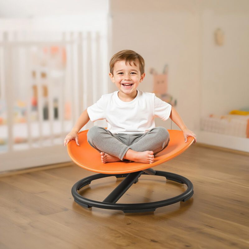Kids Swivel Chair 220 LBS Capacity Sensory Spinning Seat with Base image number 1