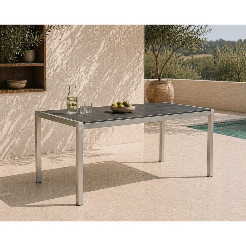 Aluminum Outdoor Dining Table with Sturdy Frame and Elegant Design image number 3