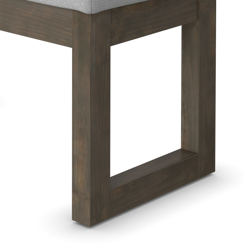 Simpli Home Milltown Footstool Small Ottoman Bench image number 7