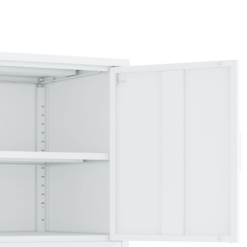 Ava White Accent Cabinet