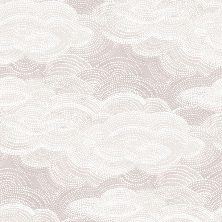Vision Lavender Stipple Clouds Wallpaper (Set of 2)