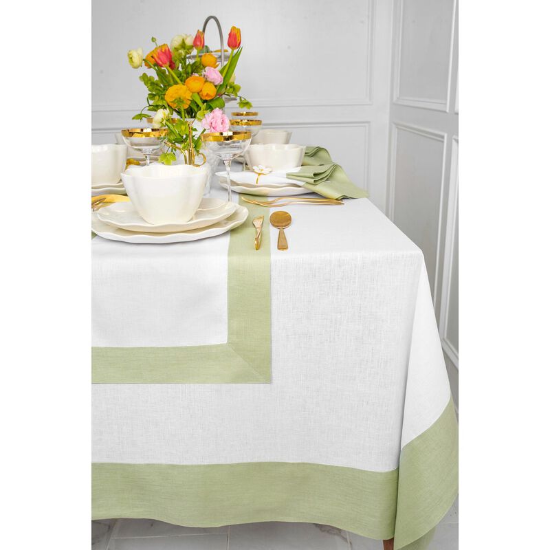 Solino Home 100% Pure Linen Tablecloth - Contempo