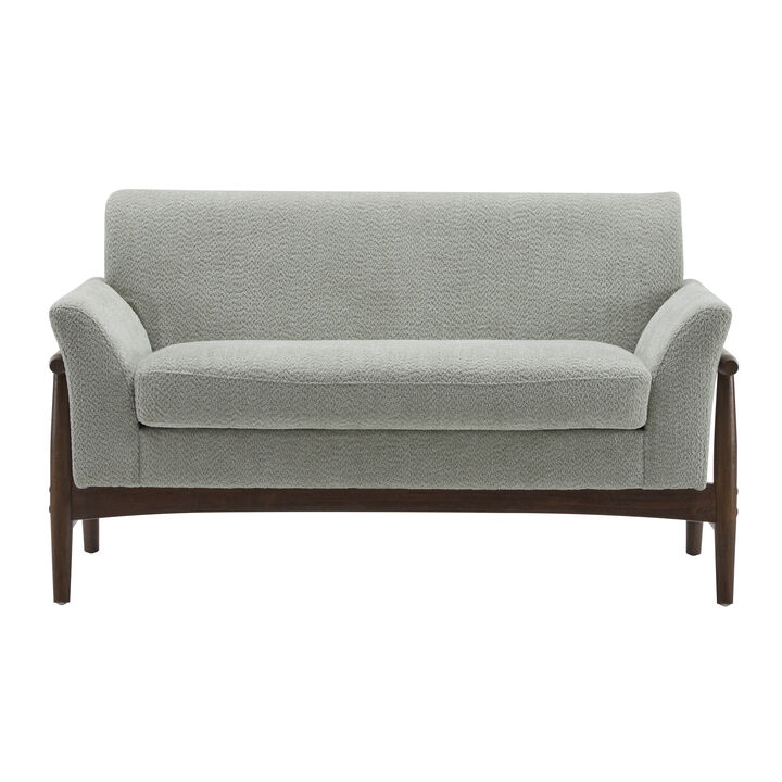 Christopher Knight Home Shiloh Modern 57.5" Elm Wood Frame Uphostered Loveseat