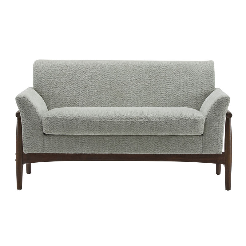 Christopher Knight Home Shiloh Modern 57.5" Elm Wood Frame Uphostered Loveseat