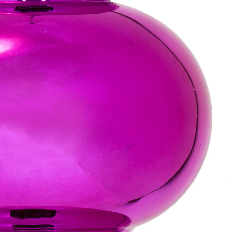 Vickerman 14" Fuchsia Shiny Finial Ornament. image number 2