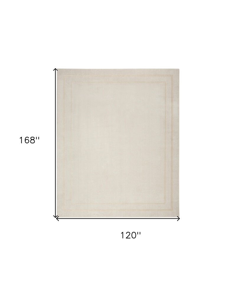 HomeRoots 10' X 14' Ivory And Gold Indoor Outdoor Area Rug image number 3