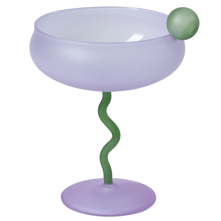 Ventray Home Frosted Dessert Glass Goblet