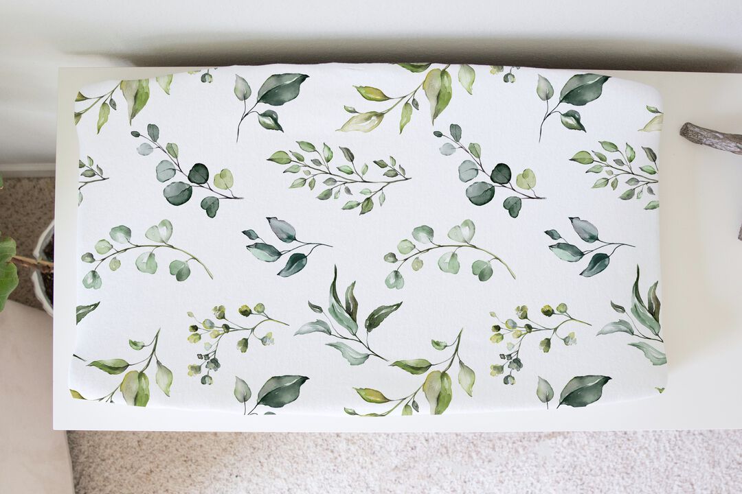 Baby Changing Pad Cover - Eucalyptus
